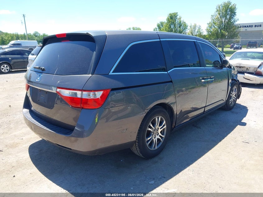 Vin: 5fnrl5h42db077706, lot: 45728986, honda odyssey ex 20134