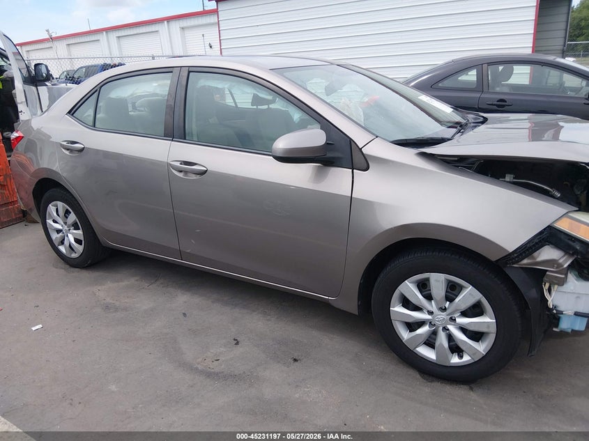 2015 TOYOTA COROLLA SEDAN 1.8L I-4 DOHC, VVT, 132HP