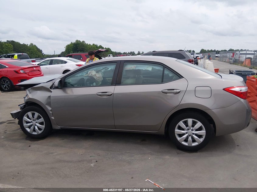 2015 TOYOTA COROLLA SEDAN 1.8L I-4 DOHC, VVT, 132HP
