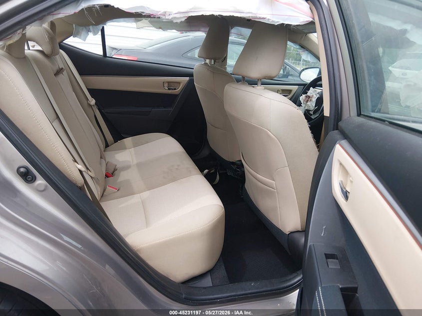 2015 TOYOTA COROLLA SEDAN 1.8L I-4 DOHC, VVT, 132HP