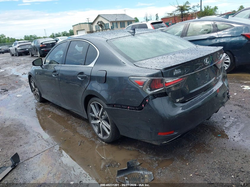 Vin: jthbz1bl7ha009939, lot: 45728992, lexus gs 350 f sport 20173