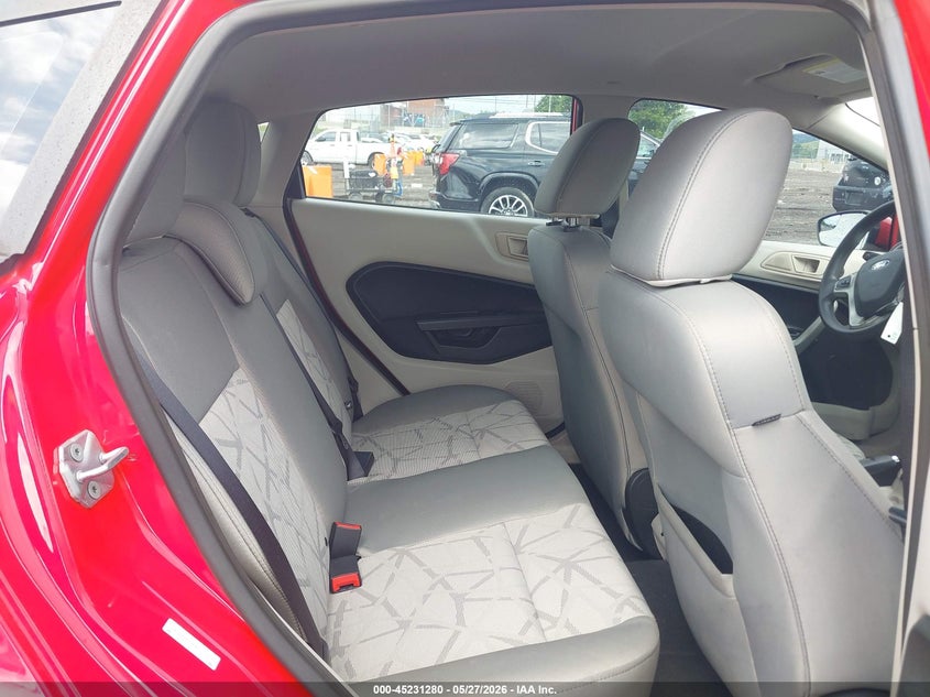 2012 Ford Fiesta 1.6 Se red Lot 111045231280 Vin 3FADP4EJ7CM101629
