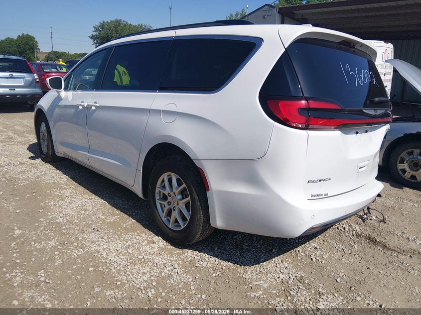 Vin: 2c4rc1bg8nr136002, lot: 45729090, chrysler pacifica touring l 20223