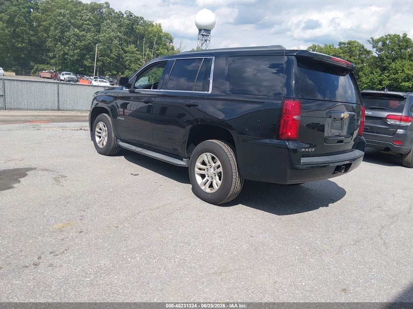 Vin: 1gnskaec0hr280206, lot: 45729115, chevrolet tahoe ls 20173