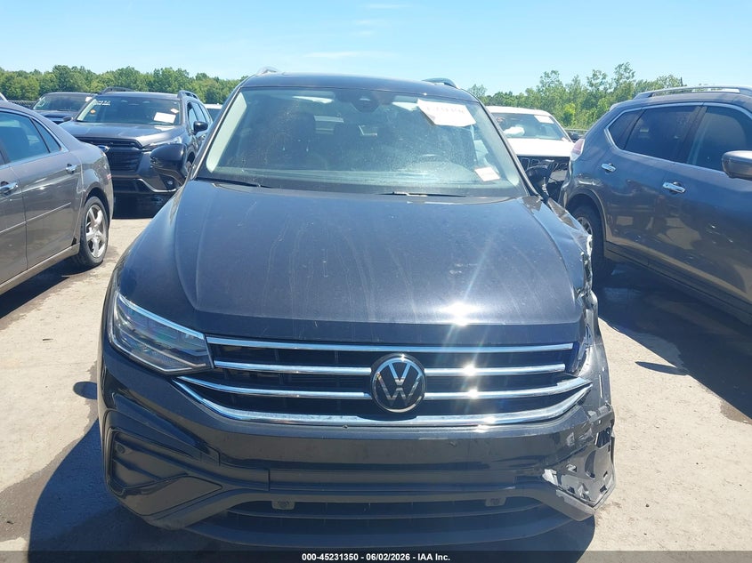 2022 Volkswagen Tiguan 2.0T Se VIN: 3VV2B7AX2NM105913 Lot: 45231350