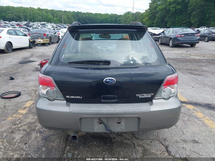 2006 Subaru Impreza Outback Sport VIN: JF1GG68686H801359 Lot: 45231366