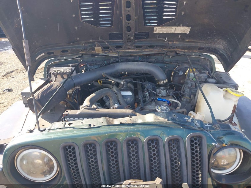 2000 Jeep Wrangler Sahara VIN: 1J4FA59S2YP790701 Lot: 45231380
