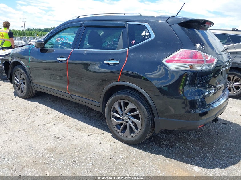 2016 NISSAN ROGUE auction photo 3