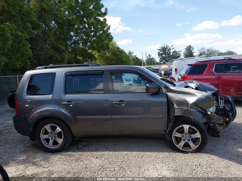 2014 Honda Pilot Ex-L VIN: 5FNYF4H69EB015932 Lot: 45231404