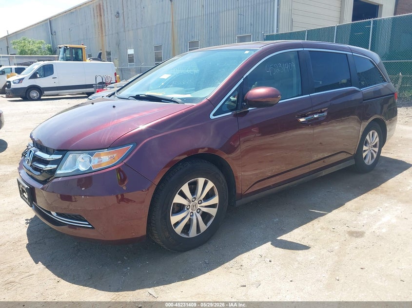 Vin: 5fnrl5h6xfb042139, lot: 45729200, honda odyssey ex-l 20152