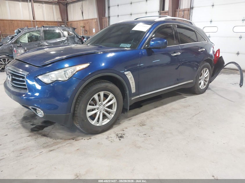 Vin: jn8cs1mw7fm480510, lot: 45729218, infiniti qx70 20152