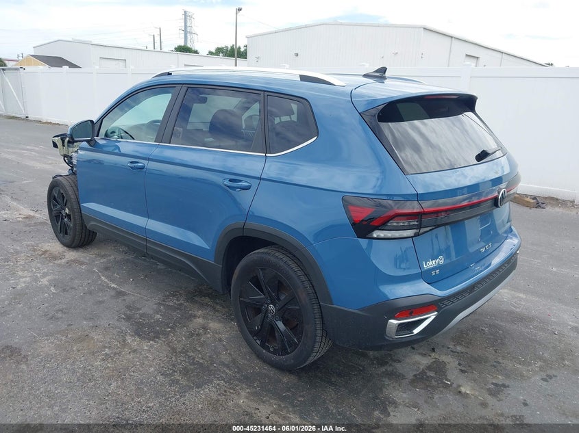 Vin: 3vvec7b24sm077332, lot: 45729255, volkswagen taos 1.5t se 20253