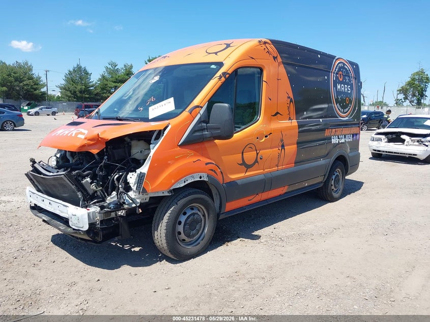 Vin: 1ftye1cm0hkb17943, lot: 45729269, ford transit-150 20172