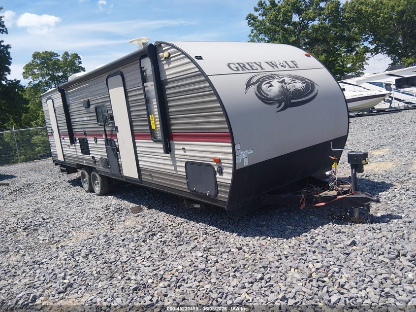 2018 Forest River Cherokee Grey Wolf 26DBH Travel Trailer
