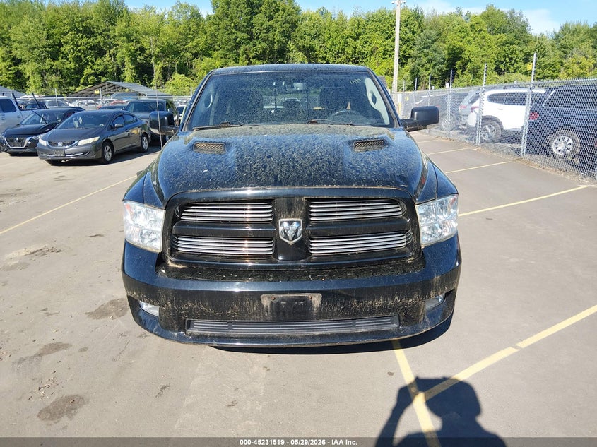 1C6RD7MTXCS314859 2012 Ram 1500 5.7 Ram Sport black