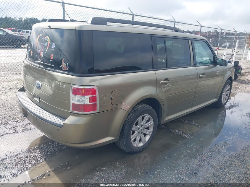 2FMGK5BC8CBD00879 2012 Ford Flex 3.5 Se green