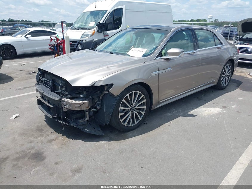 Vin: 1ln6l9sk8j5612287, lot: 45729392, lincoln continental select 20182