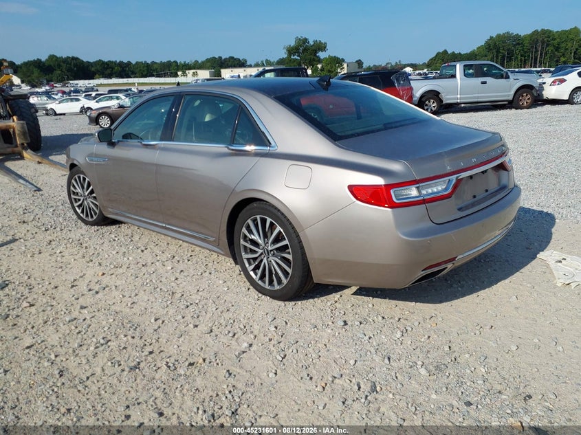 Vin: 1ln6l9sk8j5612287, lot: 45729392, lincoln continental select 20183