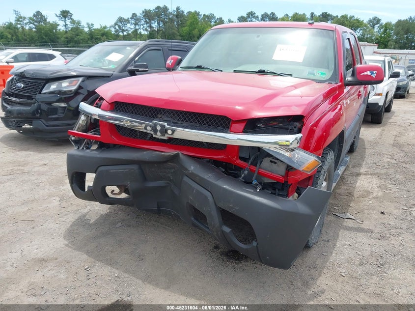 2003 Chevrolet Avalanche 1500 VIN: 3GNEK13T03G117645 Lot: 45231604