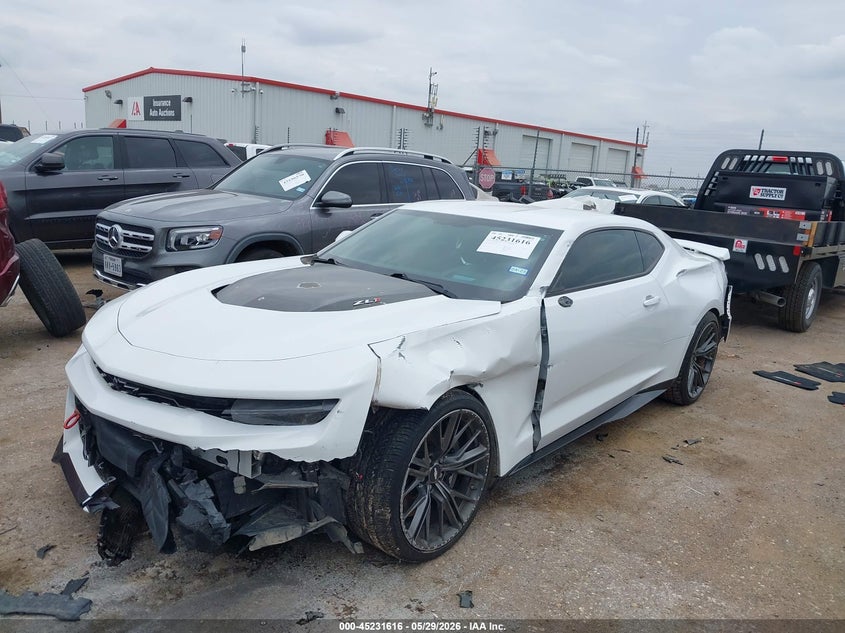 Vin: 1g1fk1r67k0146828, lot: 45729407, chevrolet camaro zl1 20192