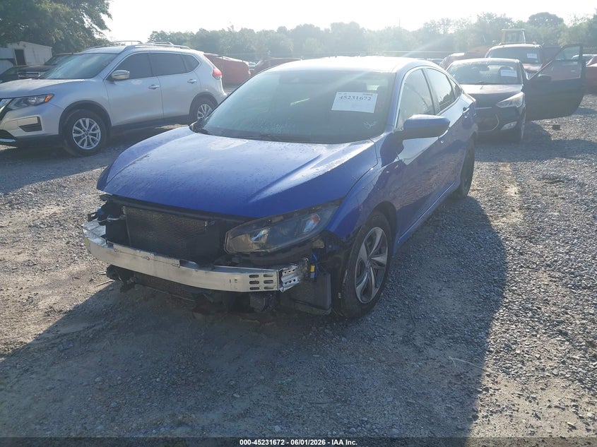 2019 Honda Civic Lx 19XFC2F61KE031244 photo 1