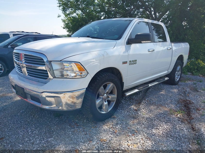Vin: 1c6rr7lt8es193674, lot: 45729477, ram 1500 big horn 20142