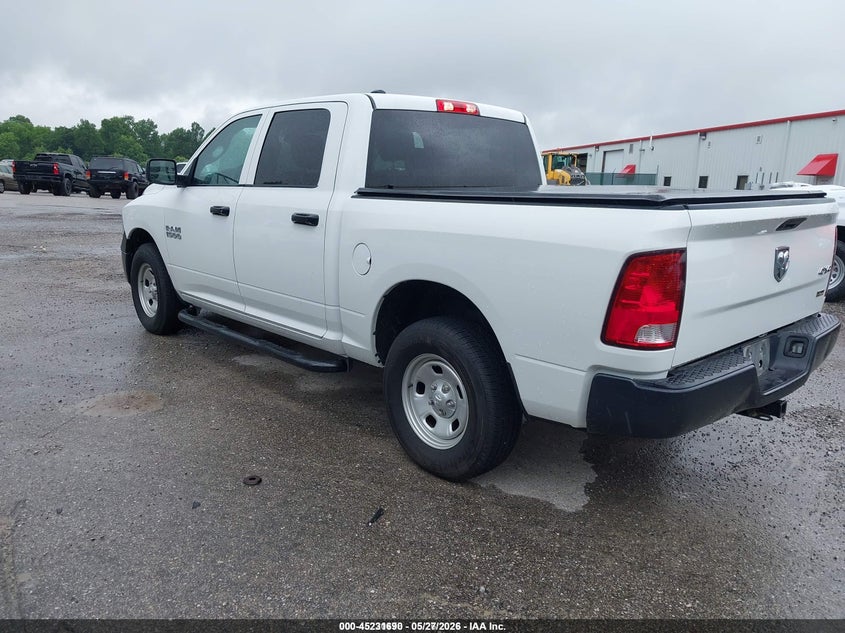 Vin: 1c6rr7kg8js293112, lot: 45729481, ram 1500 tradesman  4x4 5'7 box 20183