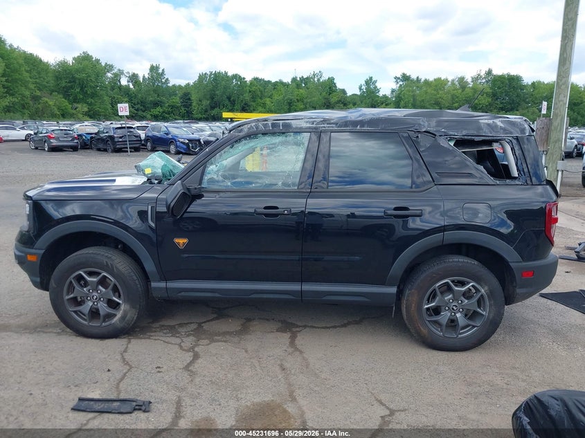 2021 Ford Bronco Sport Badlands VIN: 3FMCR9D97MRA64764 Lot: 45231696