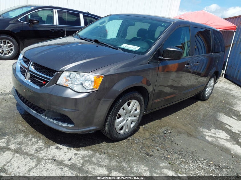 Vin: 2c4rdgbg3jr273343, lot: 45729492, dodge grand caravan se 20182