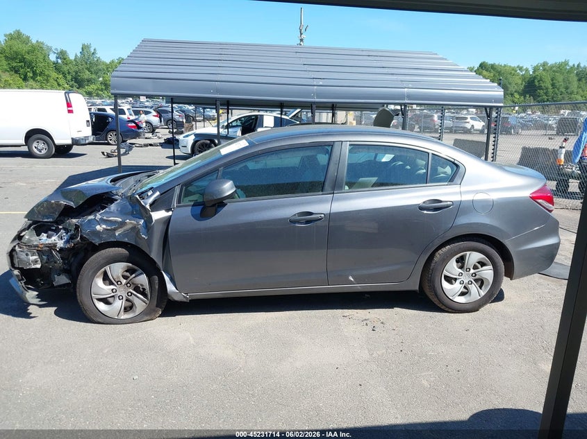 2013 HONDA CIVIC SEDAN 1.8L I-4 VVT, 140HP
