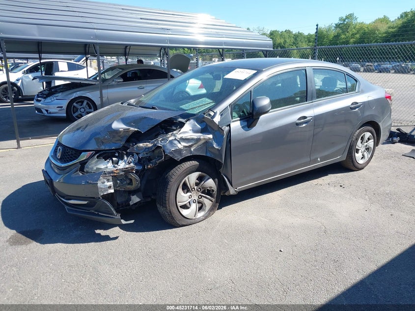 2013 Honda Civic Lx 2HGFB2F53DH569477 photo 1