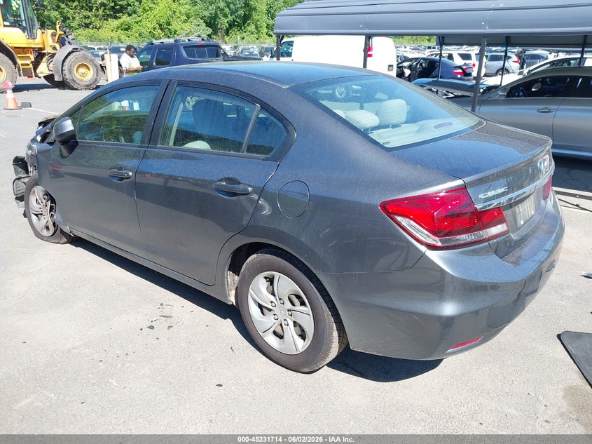 2013 HONDA CIVIC SEDAN 1.8L I-4 VVT, 140HP