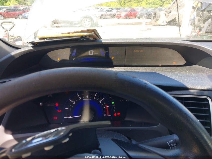 2013 HONDA CIVIC SEDAN 1.8L I-4 VVT, 140HP