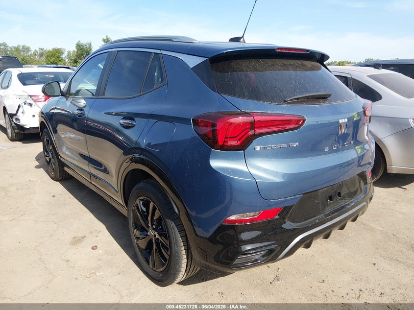 Vin: kl4amdsl3sb045054, lot: 45729517, buick encore gx sport touring fwd 20253