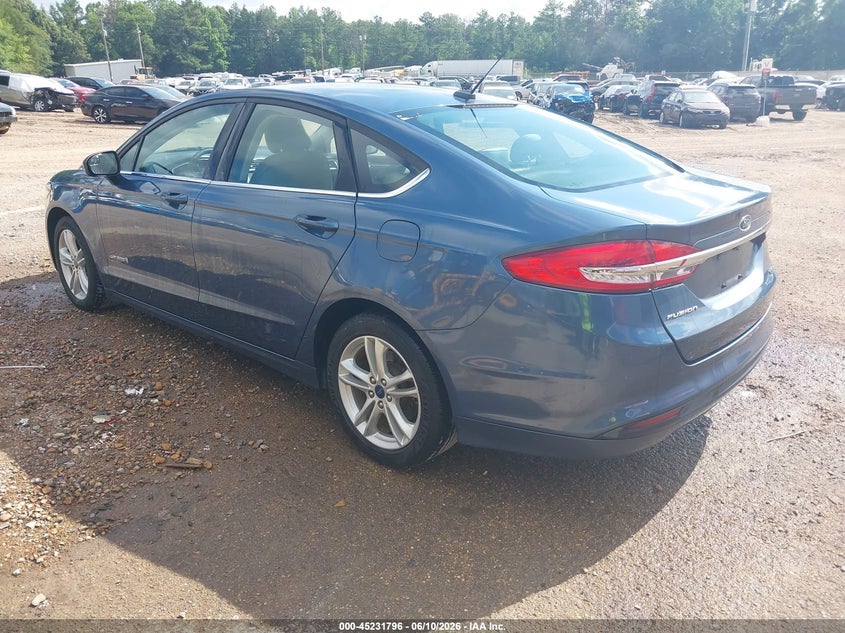Vin: 3fa6p0uu2jr273676, lot: 45729587, ford fusion hybrid s 20183
