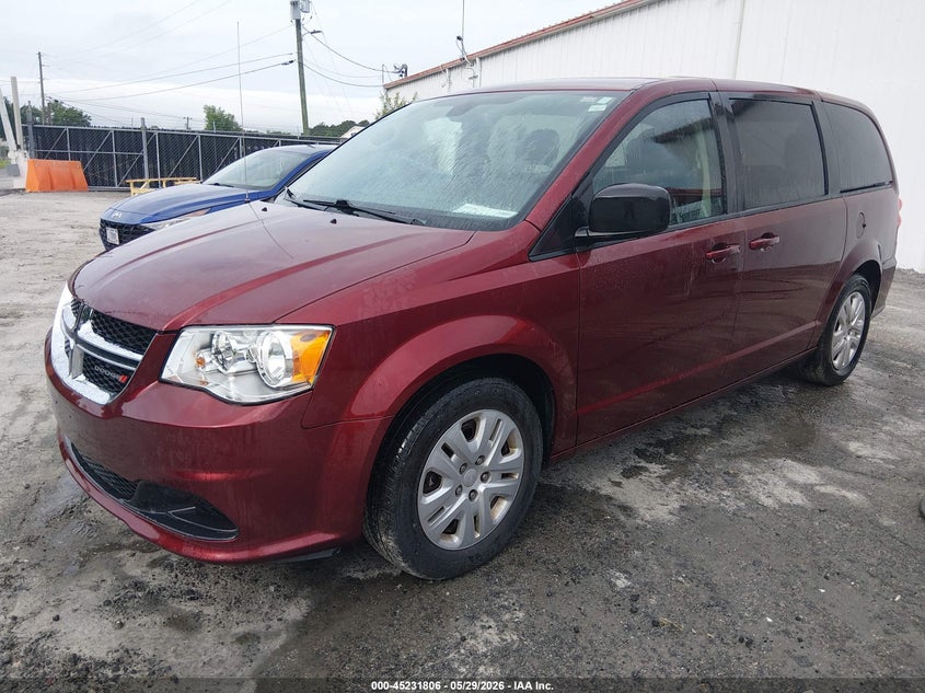 Vin: 2c4rdgbg0jr323955, lot: 45729597, dodge grand caravan se 20182
