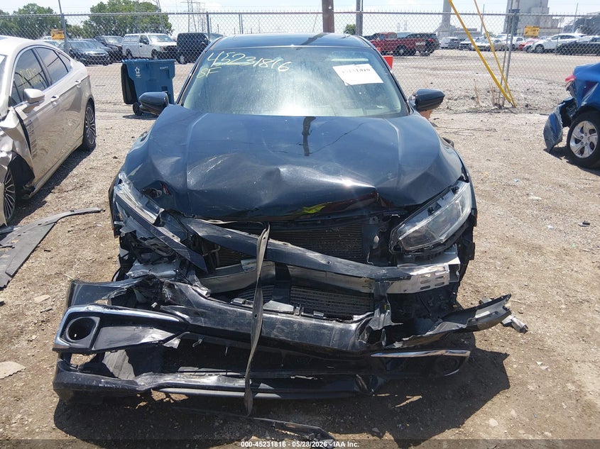 HONDA CIVIC 2019 VIN 19XFC1F31KE017876