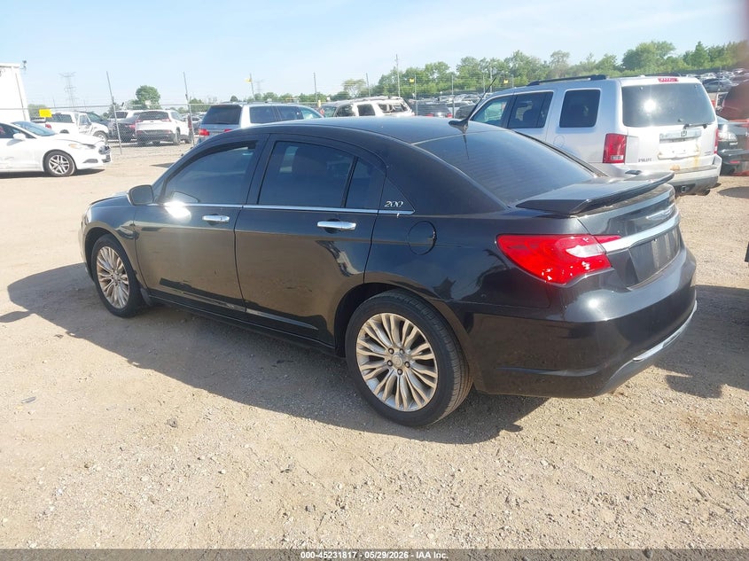 1C3BC2FG5BN520396 2011 Chrysler 200 3.6 Limited black