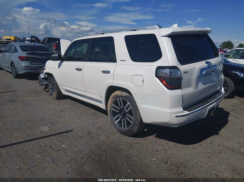 Vin: jtebu5jr4g5288329, lot: 45729610, toyota 4runner limited 20163