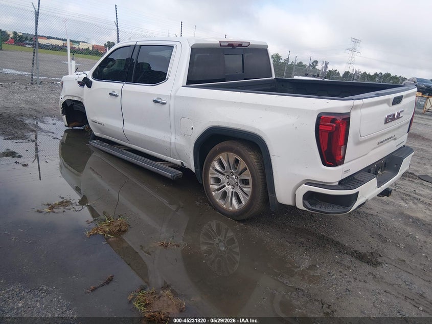 Vin: 3gtu9fel2mg173856, lot: 45729611, gmc sierra 1500 4wd  short box denali 20213