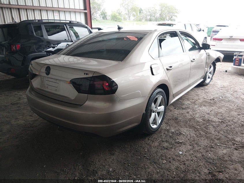 Vin: 1vwat7a35fc119325, lot: 45729635, volkswagen passat 1.8t limited edition 20154