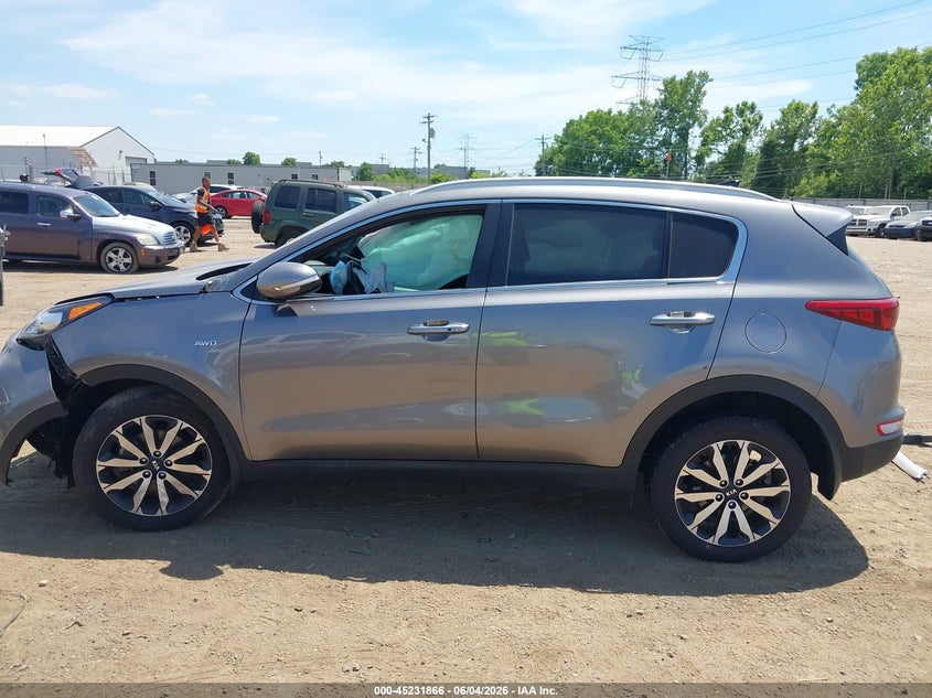 2017 Kia Sportage Ex VIN: KNDPNCAC1H7158747 Lot: 45231866