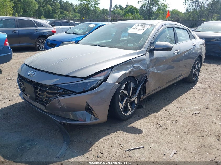 Vin: kmhln4aj3nu016279, lot: 45729675, hyundai elantra hybrid limited 20222