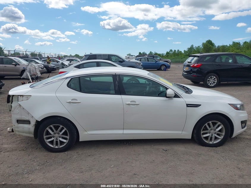 2012 Kia Optima 2.4 Lx white Lot 111045231930 Vin KNAGM4A72C5298108