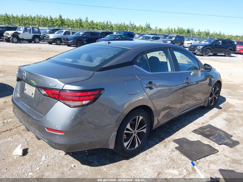 NISSAN SENTRA 2021 VIN 3N1AB8CV2MY232456