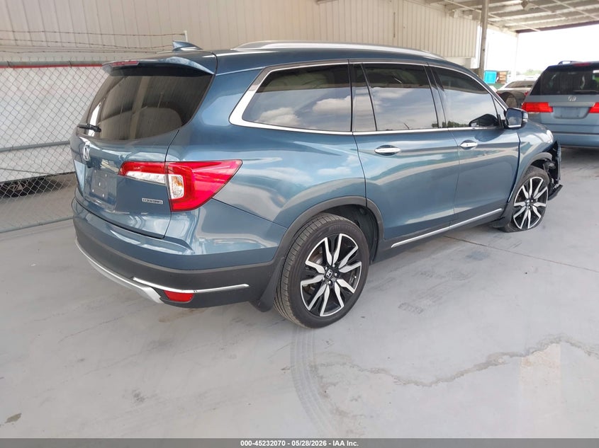 Vin: 5fnyf5h9xnb005085, lot: 45729861, honda pilot 2wd touring 8 passenger 20224
