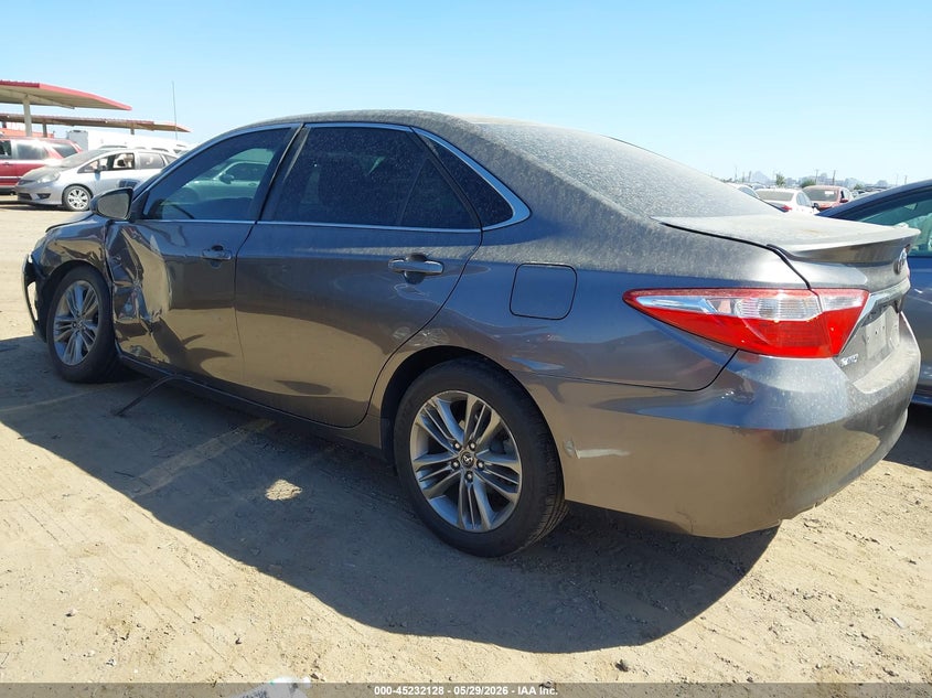 2015 TOYOTA CAMRY SEDAN 2.5L I-4 DOHC, VVT, 178HP