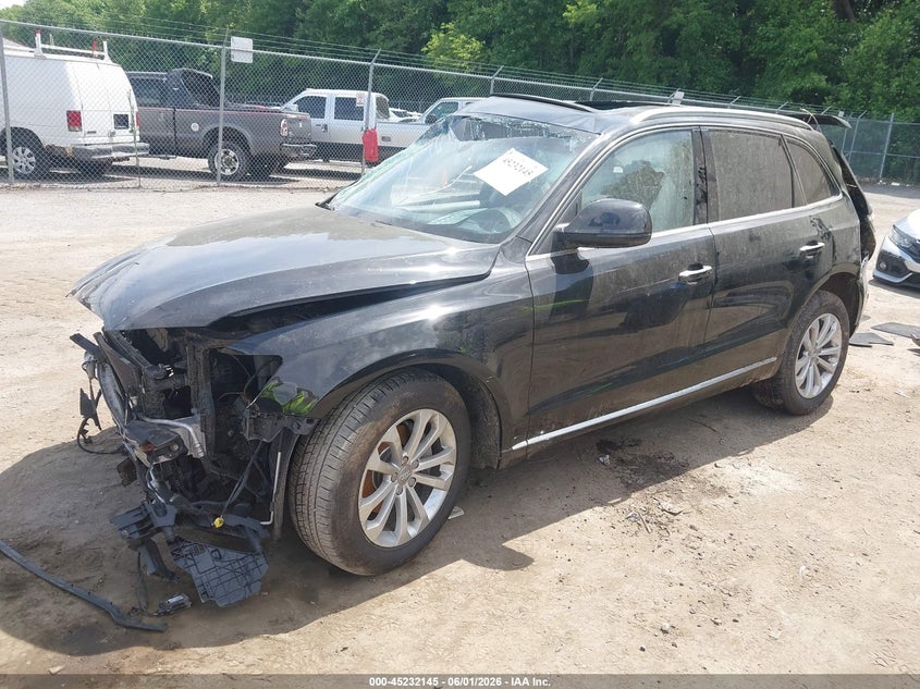 Vin: wa1lfafp7fa013878, lot: 45729936, audi q5 2.0t premium 20152