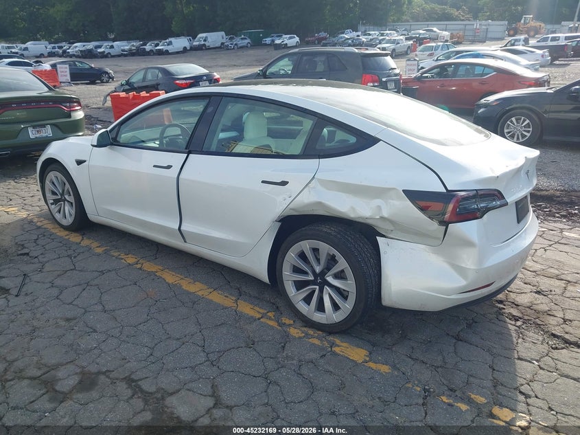 2021 TESLA MODEL 3 auction photo 3