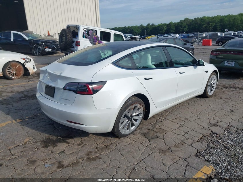 2021 TESLA MODEL 3 auction photo 4